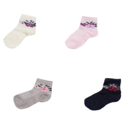 Шкарпетки для дівчинки сітка Модель 20210010 Квіточки 
