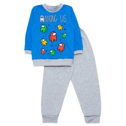 Пижама для мальчика Модель 349-022 Синяя Among Us