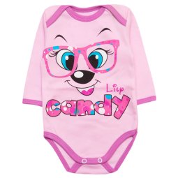 Боди для девочки Модель 6131-632 Розовый Candy