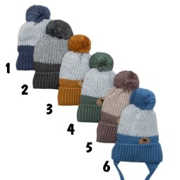 Зимова шапочка для хлопчика Модель D727 44-48 см окр. голови 