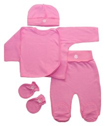 Комплект ясельный для дівчинки начіс 699-042