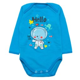 Боді для хлопчика Модель 6220-042 Бірюза Ведмежа 