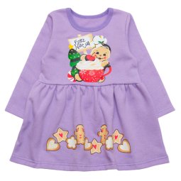 Сукня для дівчинки Модель 5230-042 Бузок Печиво 