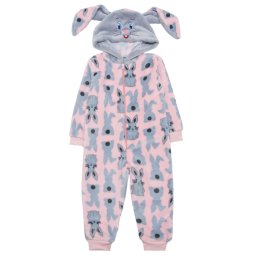 Кигуруми для девочки Модель 7201-573 Розовый Зайчики
