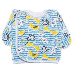﻿Сорочечка для хлопчика Модель 607-043 Блакитна Сафарі 