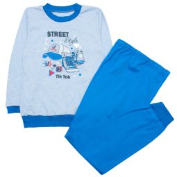 Піжама для хлопчика Модель 349-082 Блакитна Тік Ток 