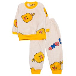 Пижама для девочки Модель 329-573 Молочный Уточка