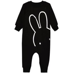 Ромпер детский Модель Б-110061-042 Чёрный Зайчик