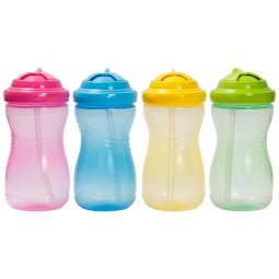 Поїлка–непроливайка з силіконовою соломинкою 7225 об’єм 415 мл 