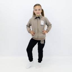 Спортивный костюм детский двухнитка 4286-362 Бежевый LA