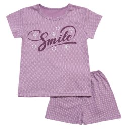 Пижама для девочки Модель 364-613 Сиреневый Smile