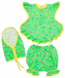 Салатовий комплект для дівчинки Курочка Модель К-113 