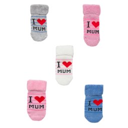 Шкарпетки дитячі Модель 0152 I love mom 