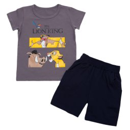Комплект для мальчика Модель 2317-452 Темно-серый Lion King