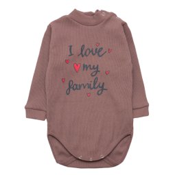 Боди-гольф для девочки Модель 6237-172 Мокко Family