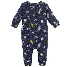 Ромпер для хлопчика Модель Б-110510-083 Синій Космос 