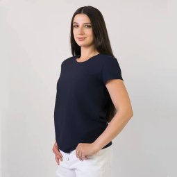 Футболка жіноча Модель Г-1228-452 Темно-синій 