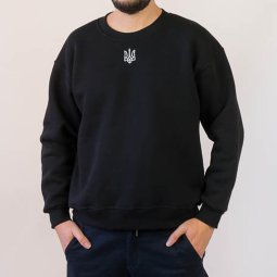 Джемпер чоловічий Модель Г-9646-352 Чорний Герб 