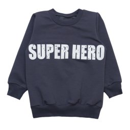Джемпер для хлопчика Модель 4234-362 Темно-сірий SUPER HERO 
