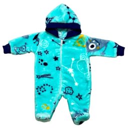 Комбінезон для хлопчика Модель П-0838-573 Блакитний Космос 
