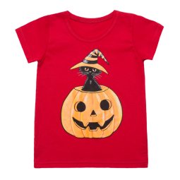 Футболка детская Модель 2282-022 Красный Тыква