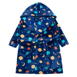 Халат для хлопчика махра 569-573 Синій Космос