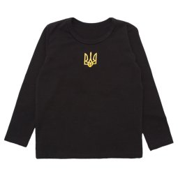 Реглан дитячий Модель 4199-452 Чорний Герб 