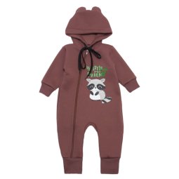 Комбинезон для мальчика Модель 7184-352 Шоколад Енот