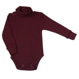 Боди гольф для девочки (утеплённый) Модель П-10154-182 Бордо