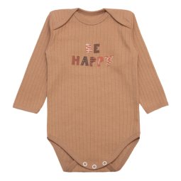 Боді дитячий інтерлок 6220-792 Бежевий BE HAPPY 