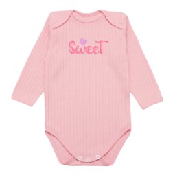 Боді для дівчинки інтерлок 6220-792 Пудра Sweet 