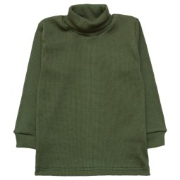 Водолазка дитяча рубчик 404-172 Хакі уцінка (дірочка)