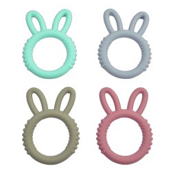 Прорезыватель для зубов силиконовый DK06 Ушки