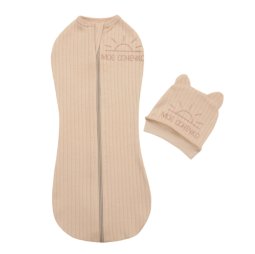 ﻿Комплект (кокон) дитячий интерлок 7177-792 Бежевий Моє Сонечко 