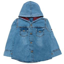 Рубашка для мальчика джинс 031 уценка (производственный дефект)
