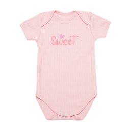 Боді для дівчинки інтерлок 6113-792 Рожевий Sweet 