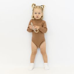 Боді-гольф дитячий рубчик 6238-502 Коричневий 