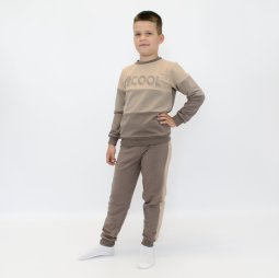 Спортивний костюм дитячий двонитка 4219-362 Мокко Cool 