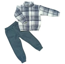 Костюм дитячий фліс П-13103-524 Сірий