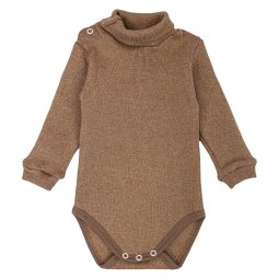 Боди гольф детский рубчик начес 6283-182 Коричневый