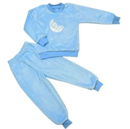 Пижама дитяча махра П-0662-572 Голубой Зайчик