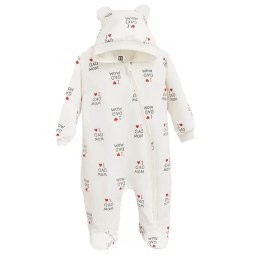 Человечек детский начес Б-110866-043 Молочный Love mom dad
