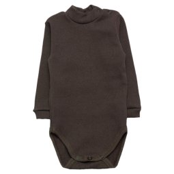 Боди гольф детский рубчик начес 6238-182 Шоколад уценка (брак полотна)