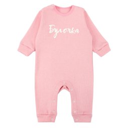 Ромпер для дівчинки рубчик начіс 7202-182 Пудра Булочка