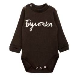 Боди-гольф для девочки рубчик начес 6237-182 Шоколад Булочка