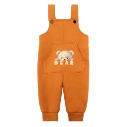 Комбинезон деский трехнитка начес 7204-352 Горчичный Bear