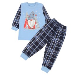 Піжама дитяча начіс 310-033 Блакитний Гном