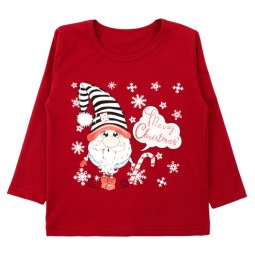 Реглан дитячий стрейч-кулір 4192-452 Червоний Гном