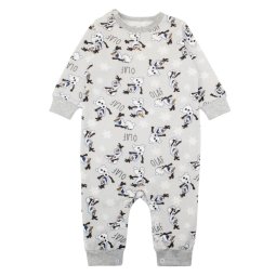 Ромпер детский начес 7260-033 Серый Снеговик