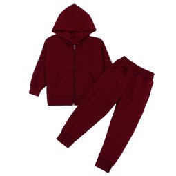 Спортивний костюм для дівчинки тринитка начіс 4291-352 Бордо